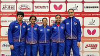 Asian Games 2026: Indian Table Tennis Teams Bow Out After Losses To South Korea, North Korea (Photo: X|@India_AllSports) : India Women's Table Tennis Team at the World Table Tennis Championships 2024, Busan.